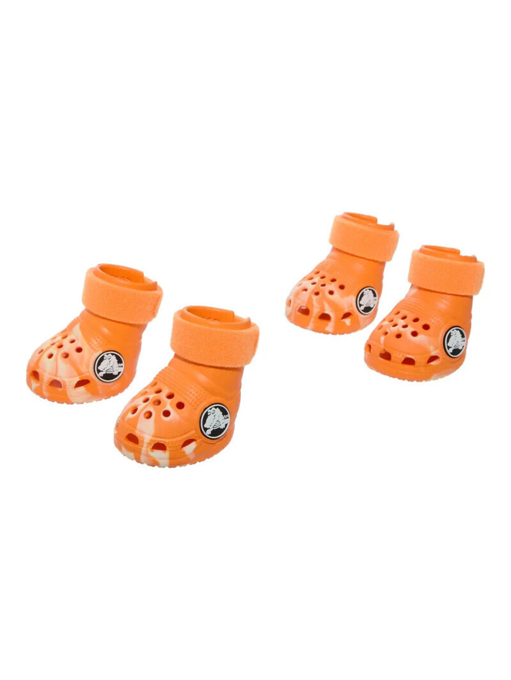 CROCS SHOES FOR DOGS ORANGE-ZING -SIZE SMALL